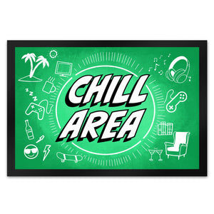 Chill Area Icons Fußmatte