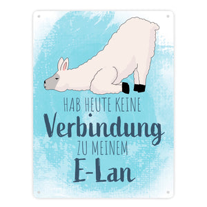 Hab heute keine Verbindung zu meinem E-Lan Alpaka Metallschild