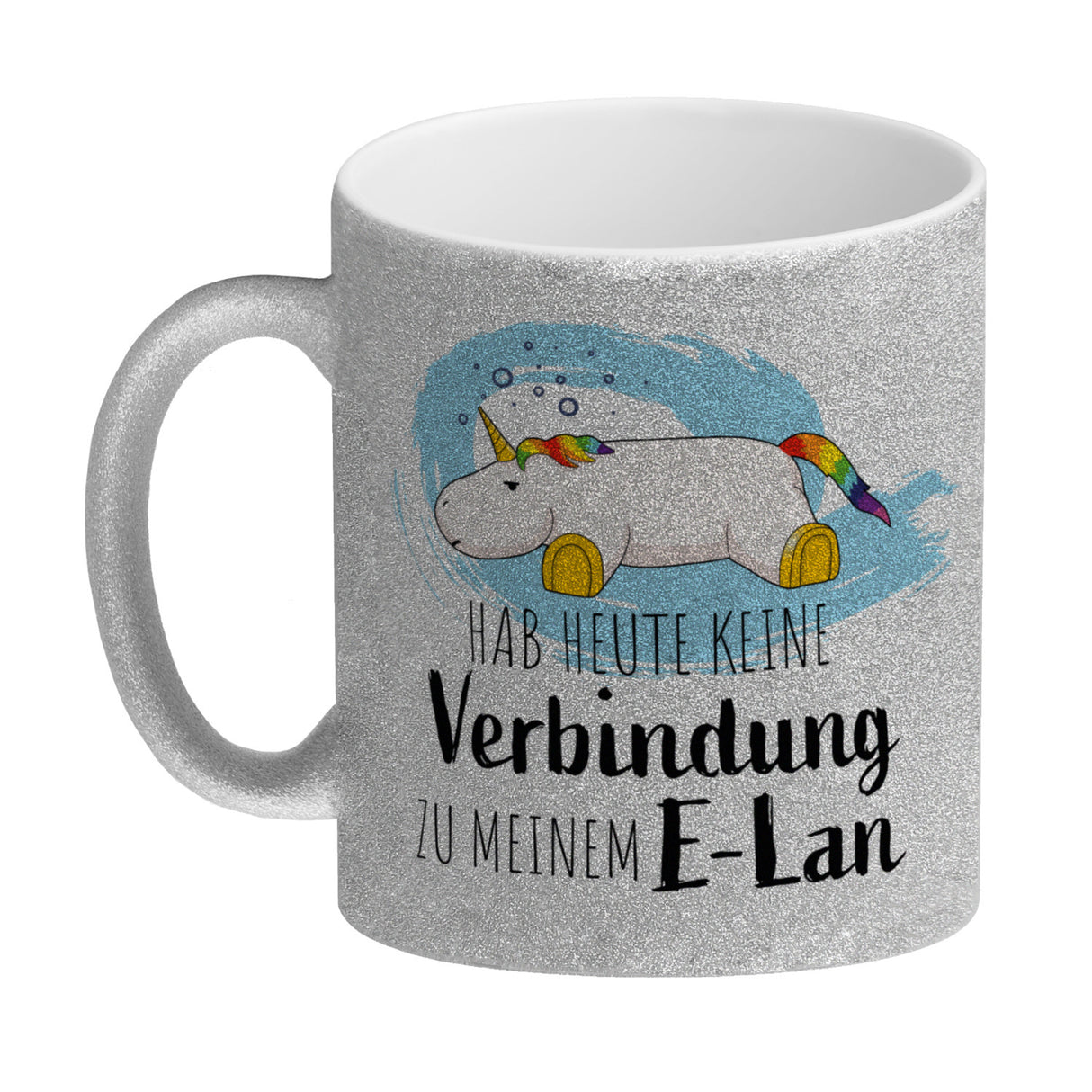 Hab heute keine Verbindung zu meinem E-Lan Einhorn Kaffeebecher