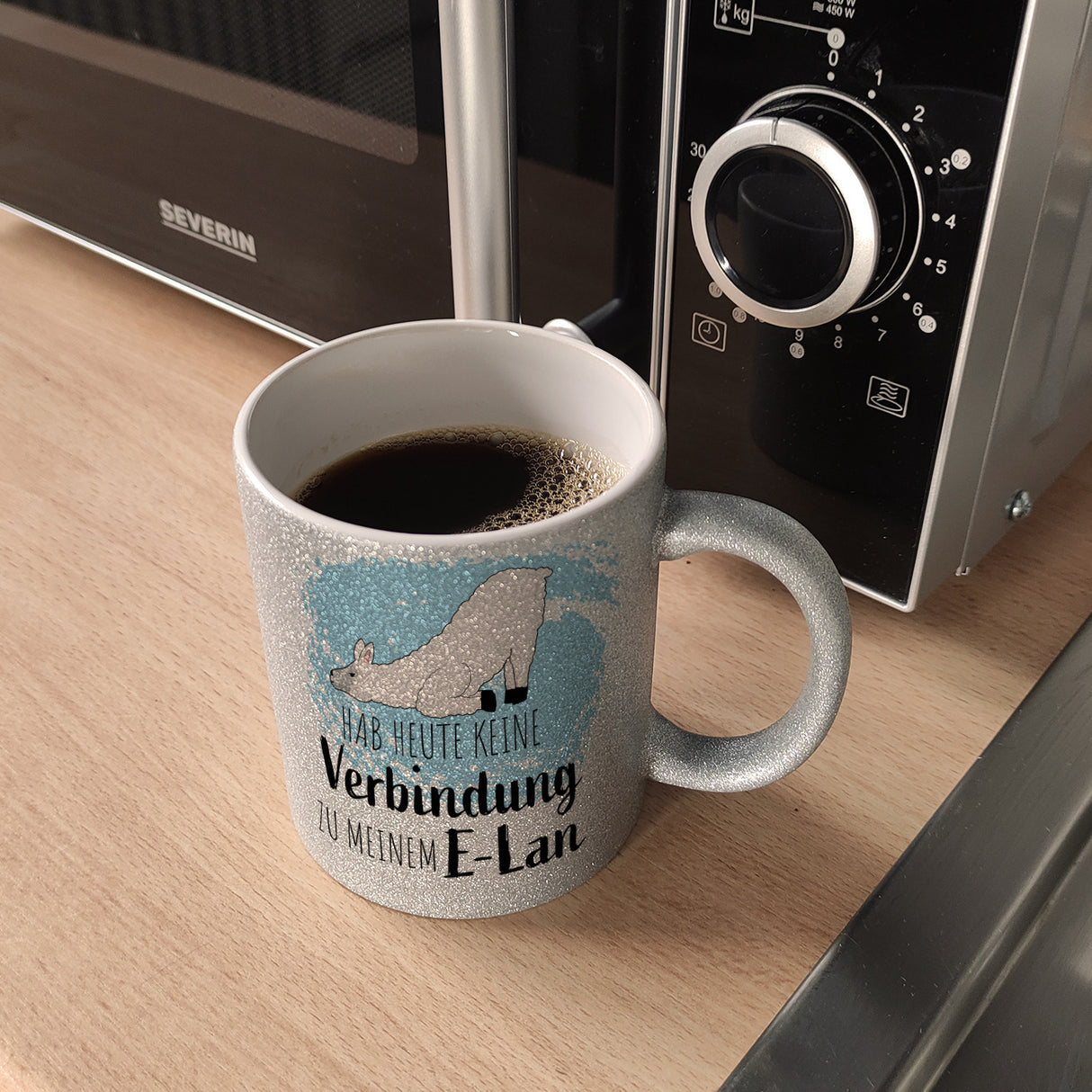 Hab heute keine Verbindung zu meinem E-Lan Alpaka Kaffeebecher