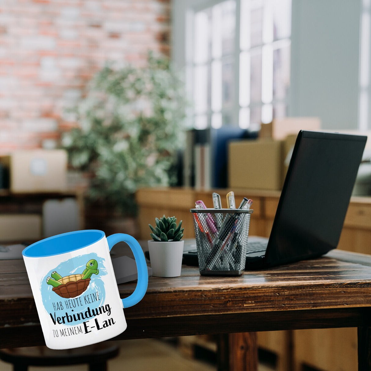 Hab heute keine Verbindung zu meinem E-Lan Schildkröte Kaffeebecher