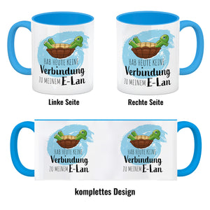 Hab heute keine Verbindung zu meinem E-Lan Schildkröte Kaffeebecher
