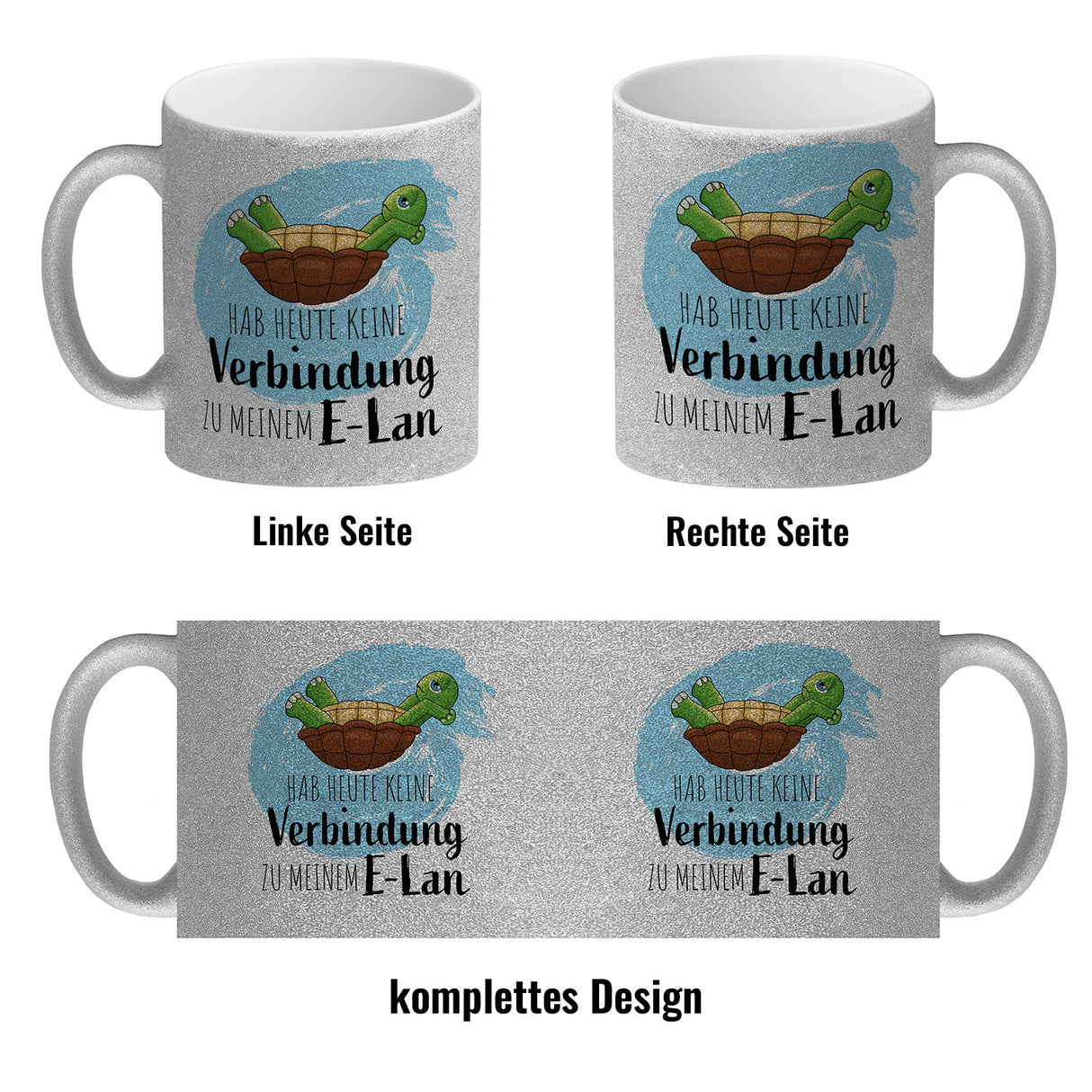 Hab heute keine Verbindung zu meinem E-Lan Schildkröte Kaffeebecher