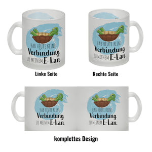 Hab heute keine Verbindung zu meinem E-Lan Schildkröte Kaffeebecher