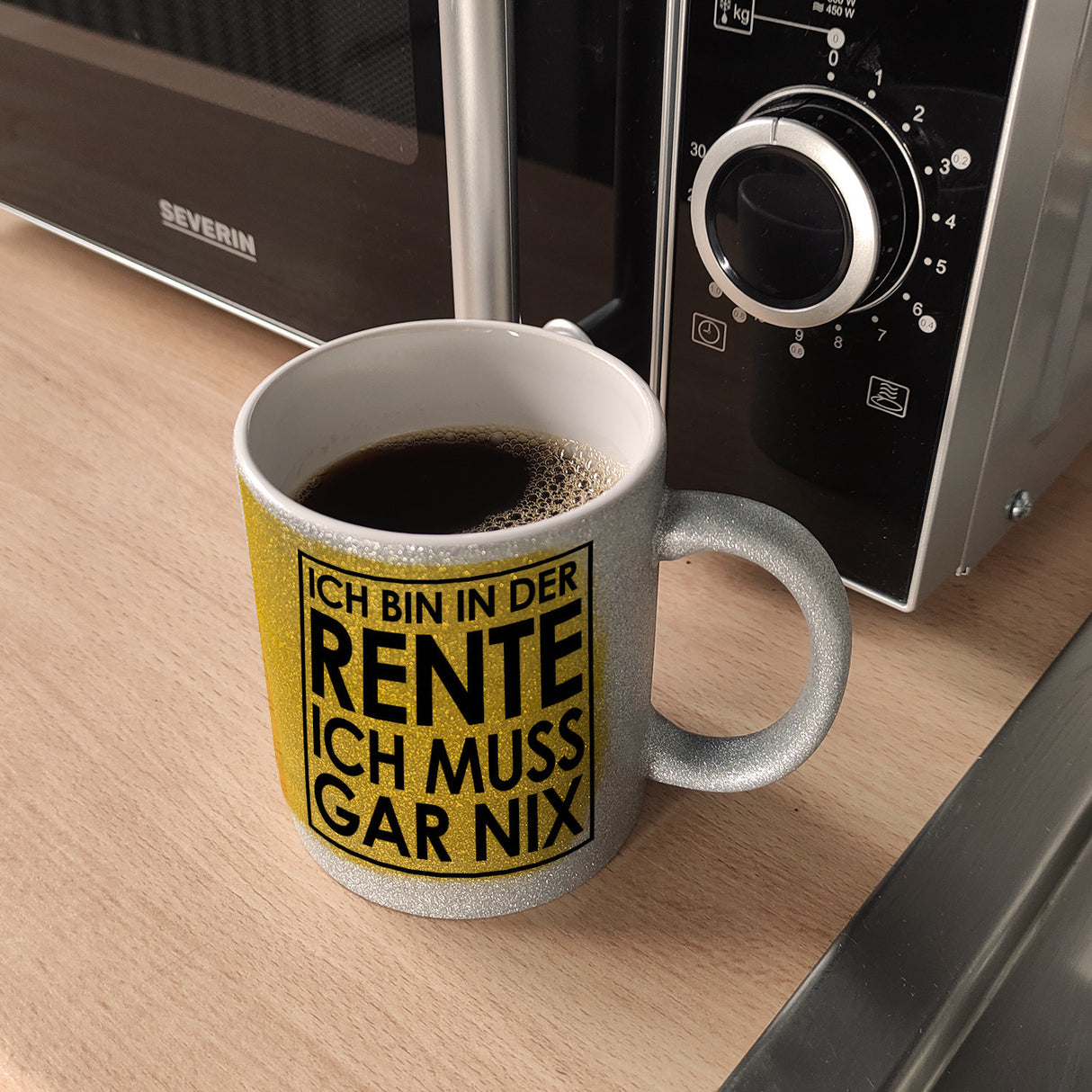 Ich bin in der Rente ich muss gar nix Kaffeebecher für den Ruhestand