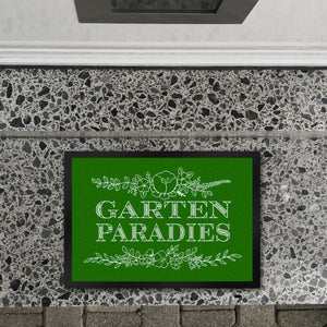 Gartenparadies Fußmatte mit floralen Ornamenten