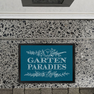 Gartenparadies Fußmatte mit floralen Ornamenten