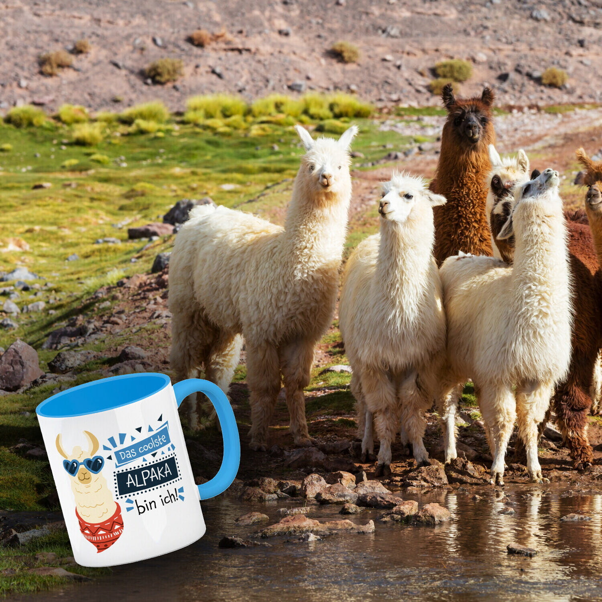 Das coolste Alpaka bin ich Kaffeebecher