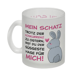 Mein Schatz, du bist der süßeste Hase für mich Kaffeebecher
