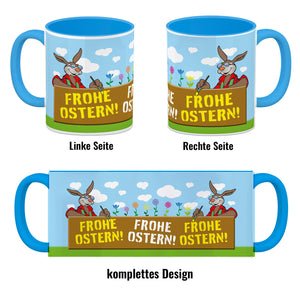 Frohe Ostern! Osterhase Kaffeebecher