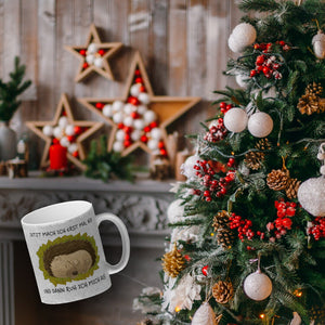 Jetzt mach ich erstmal nix und dann ruh ich mich aus Kaffeebecher mit süßem Igel