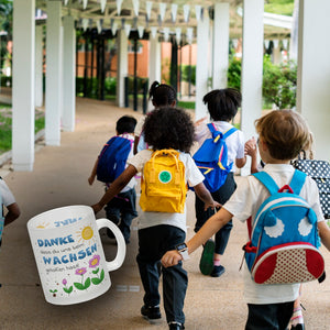 Danke Kaffeebecher für Erzieherinnen und Kindergärtnerinnen