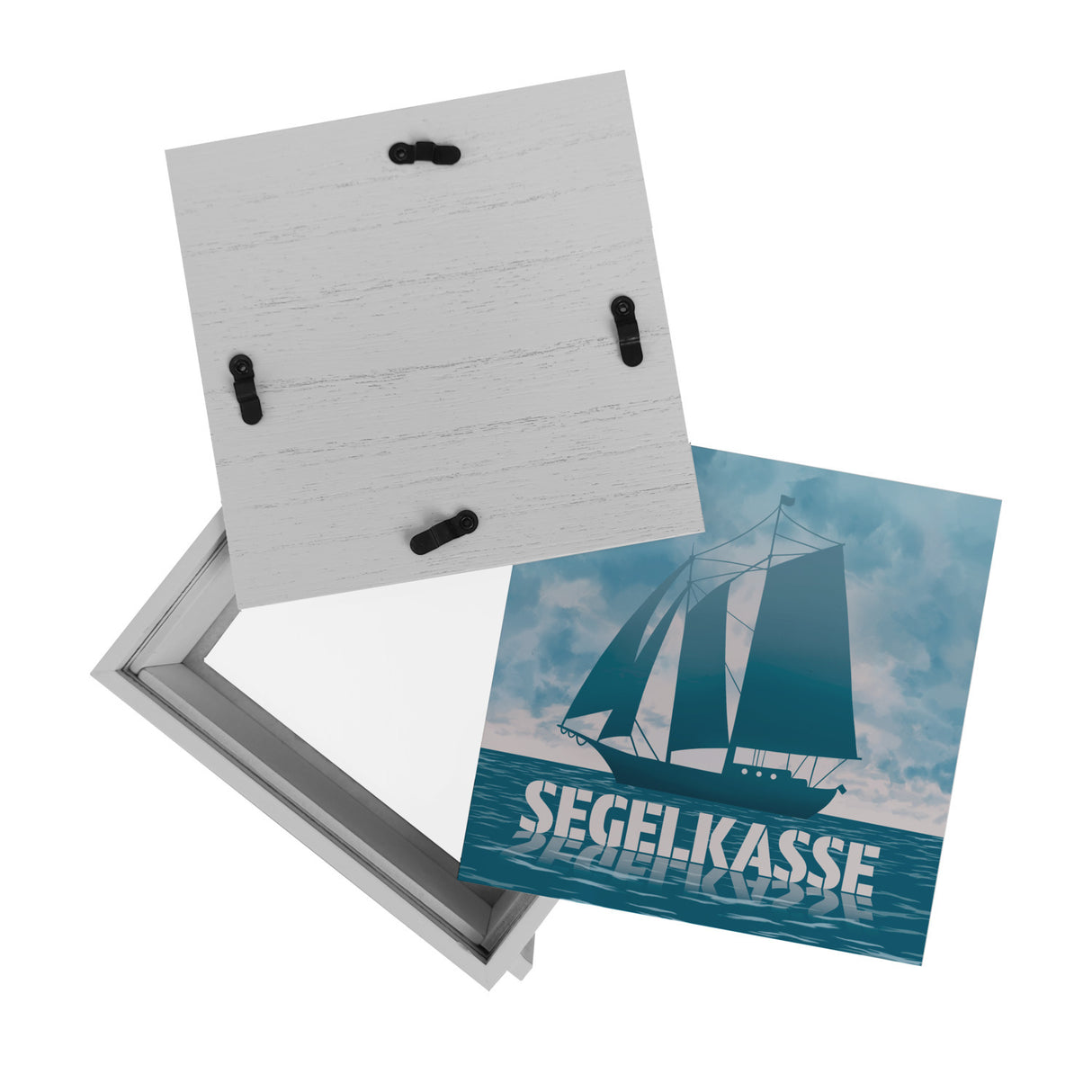 Segelkasse Spardose mit Segelschiff