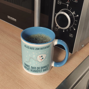Danke, dass du damals nicht verhütet hast Kaffeebecher zum Vatertag