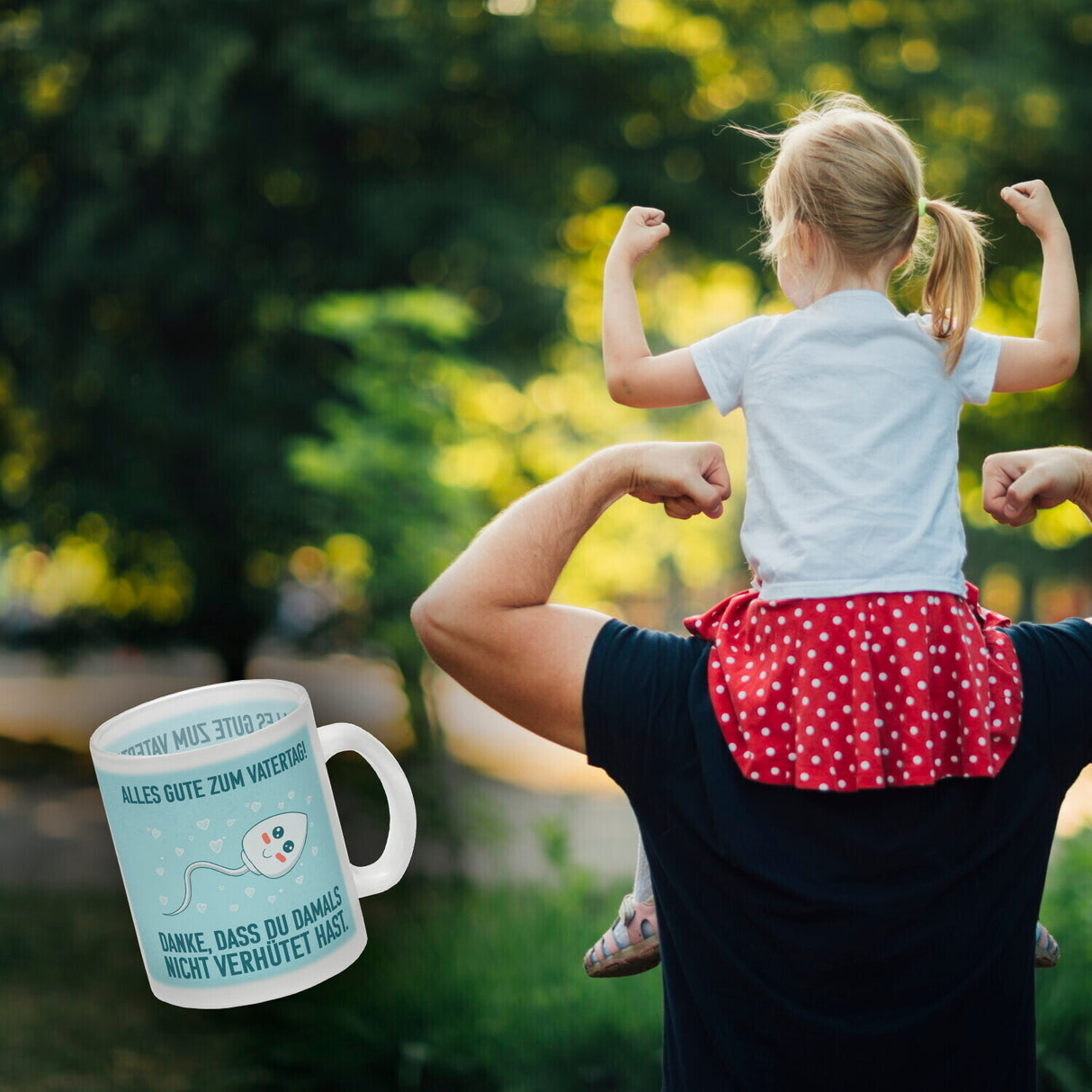 Danke, dass du damals nicht verhütet hast Kaffeebecher zum Vatertag