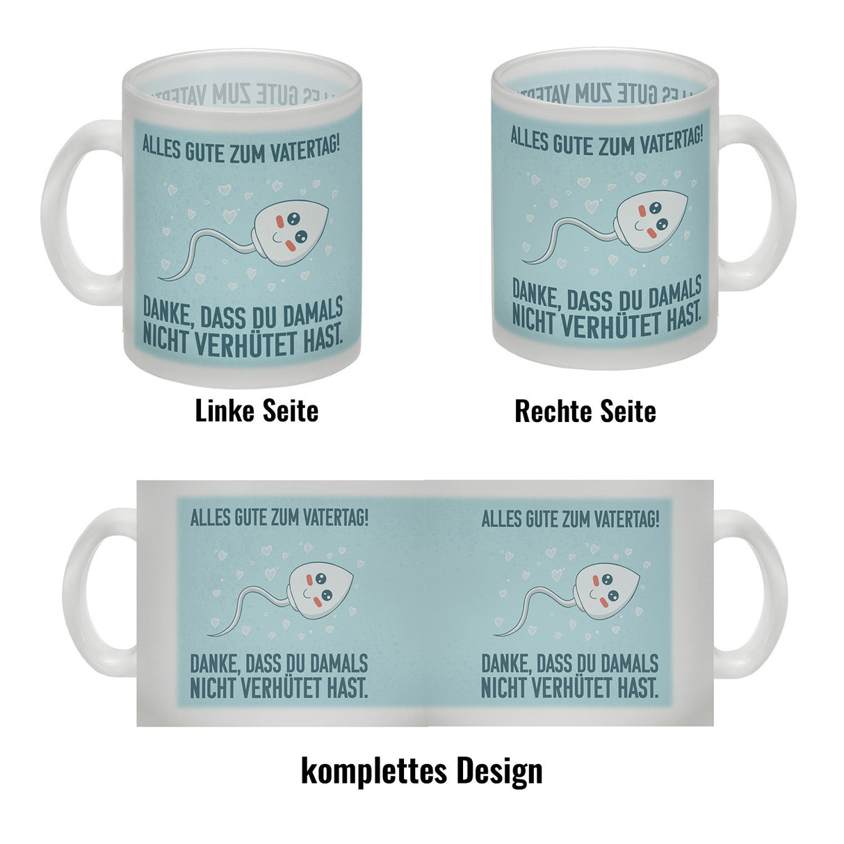 Danke, dass du damals nicht verhütet hast Kaffeebecher zum Vatertag