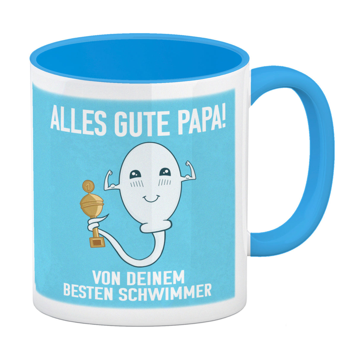 Alles gute Papa von {deinem besten Schwimmer} Kaffeebecher zum Vatertag