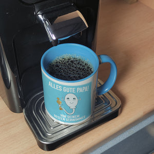 Alles gute Papa von {deinem besten Schwimmer} Kaffeebecher zum Vatertag