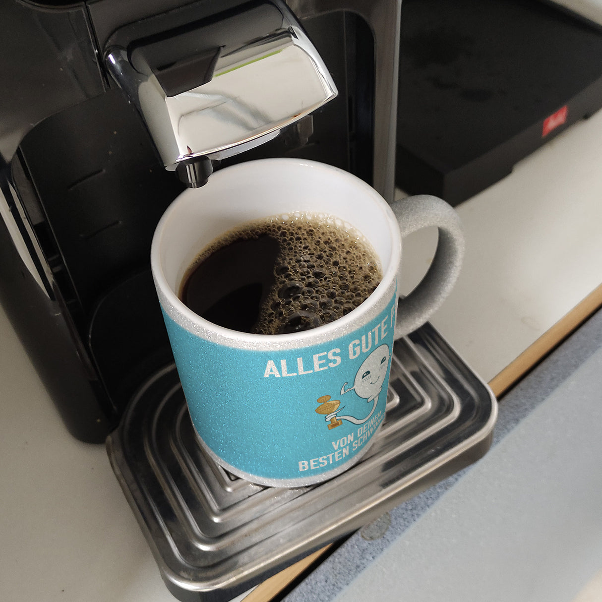 Alles gute Papa von {deinem besten Schwimmer} Kaffeebecher zum Vatertag