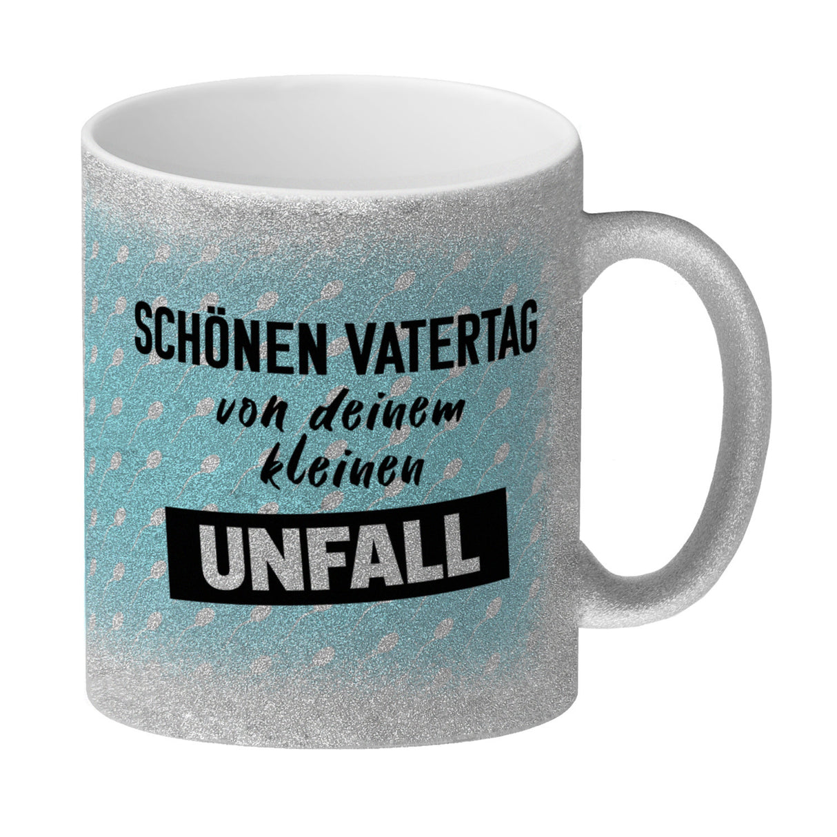 Schönen Vatertag von deinem kleinen Unfall Spermium Kaffeebecher zum Vatertag