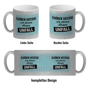 Schönen Vatertag von deinem kleinen Unfall Spermium Kaffeebecher zum Vatertag