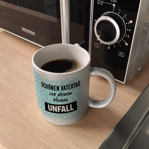 Schönen Vatertag von deinem kleinen Unfall Spermium Kaffeebecher zum Vatertag