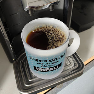 Schönen Vatertag von deinem kleinen Unfall Spermium Kaffeebecher zum Vatertag