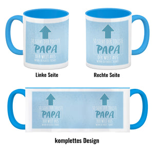 So sieht der tollste Papa der Welt aus wenn er Kaffee trinkt Kaffeebecher