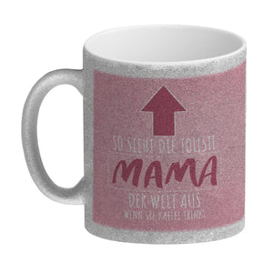 So sieht die tollste Mama der Welt aus wenn sie Kaffee trinkt Kaffeebecher