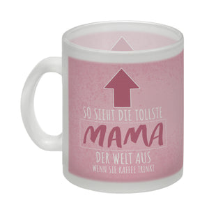 So sieht die tollste Mama der Welt aus wenn sie Kaffee trinkt Kaffeebecher
