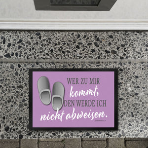 Fußmatte mit Bibelvers aus dem Johannes Evangelium