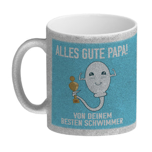 Alles gute Papa von deinem besten Schwimmer Kaffeebecher zum Vatertag