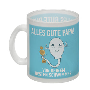 Alles gute Papa von deinem besten Schwimmer Kaffeebecher zum Vatertag