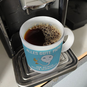 Alles gute Papa von deinem besten Schwimmer Kaffeebecher zum Vatertag