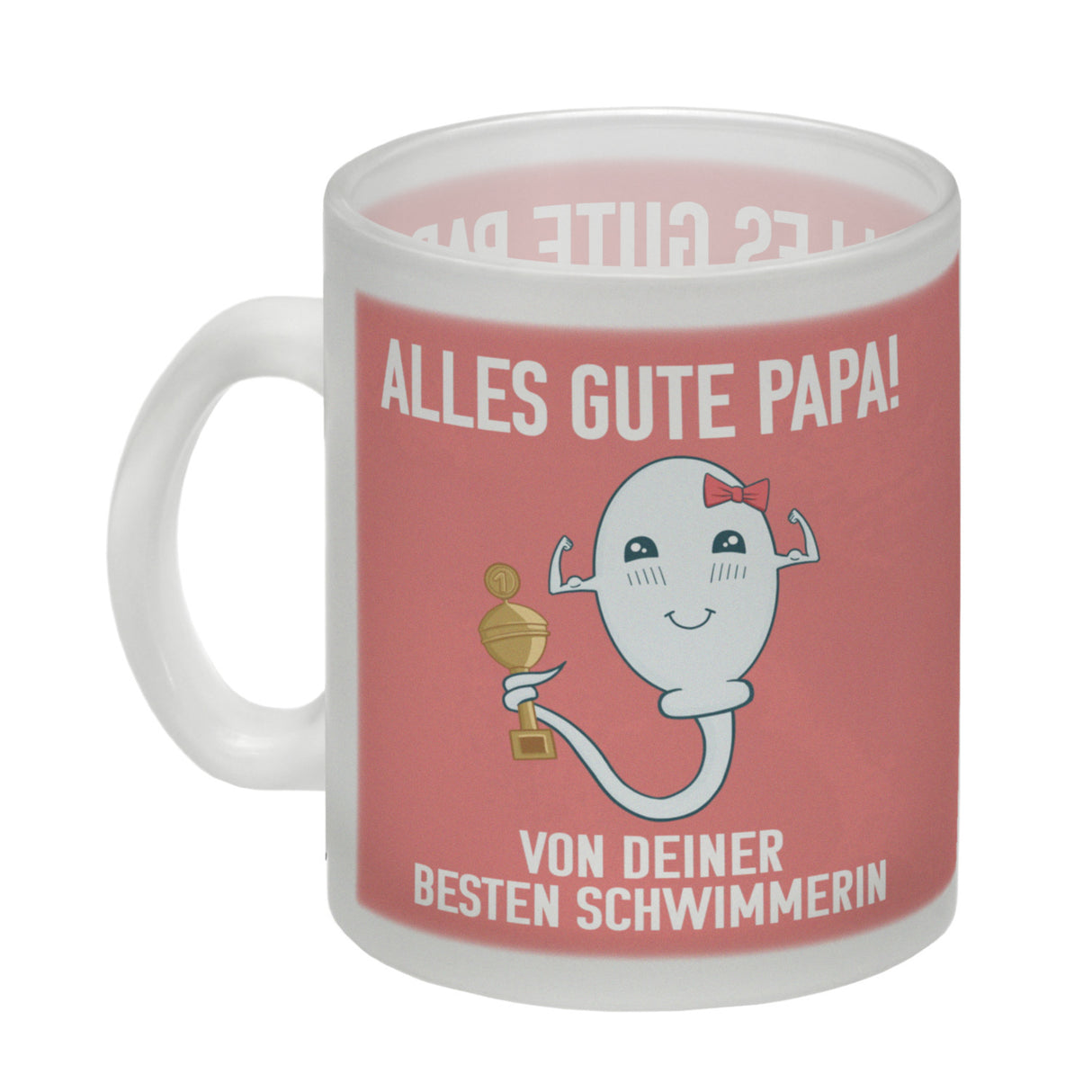 Alles gute Papa von deiner besten Schwimmerin Kaffeebecher zum Vatertag