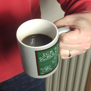 Ich bin Schulkind Kaffeebecher für die Einschulung im Tafellook