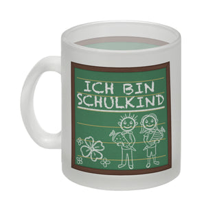 Ich bin Schulkind Kaffeebecher für die Einschulung im Tafellook
