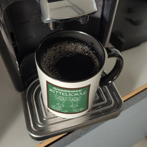 Mittelschule Kaffeebecher für die weiterführende Schule im Tafellook