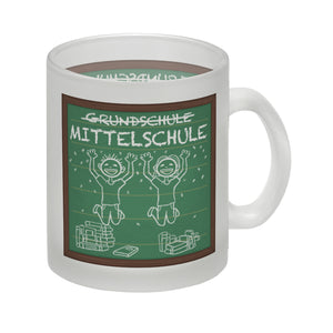 Mittelschule Kaffeebecher für die weiterführende Schule im Tafellook