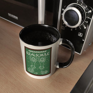 Realschule Kaffeebecher für die weiterführende Schule im Tafellook