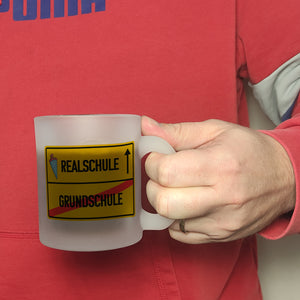 Realschule Ortsschild Kaffeebecher zur Einschulung