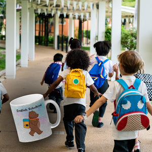 Endlich Schulkind Bär Kaffeebecher für die Einschulung
