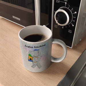 Endlich Schulkind Elefant Kaffeebecher für die Einschulung