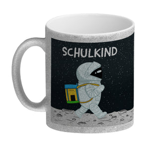 Schulkind Astronaut Kaffeebecher für die Einschulung