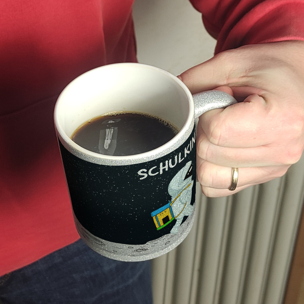 Schulkind Astronaut Kaffeebecher für die Einschulung