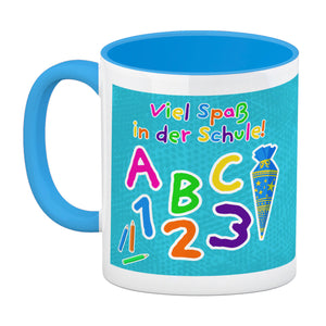 Viel Spaß in der Schule Kaffeebecher für die Einschulung