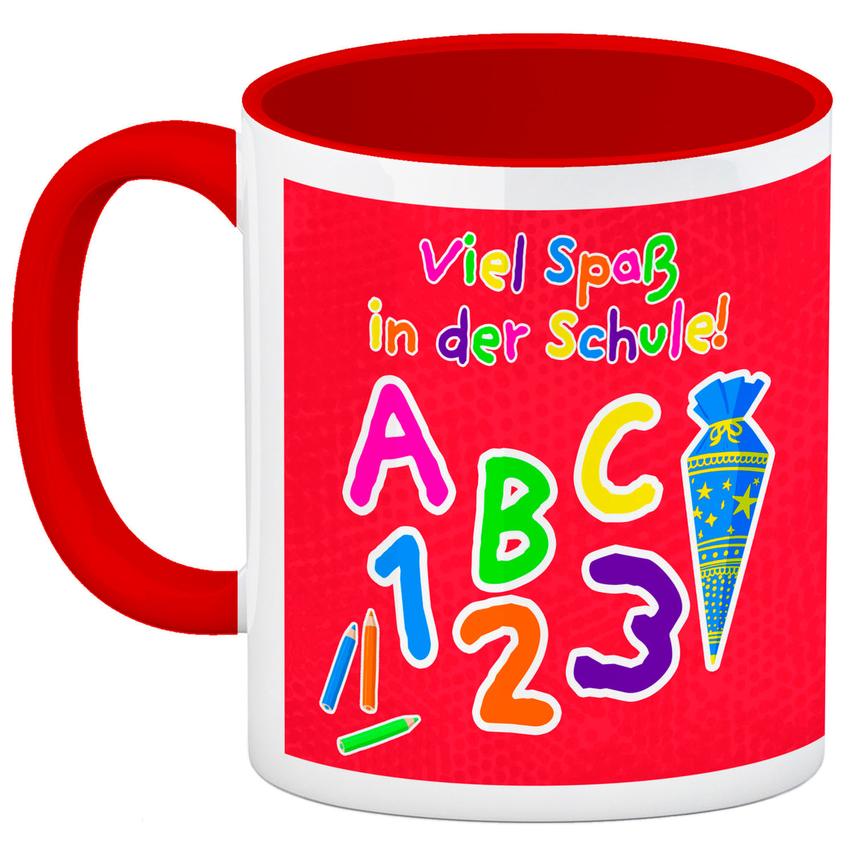 Viel Spaß in der Schule Kaffeebecher für die Einschulung