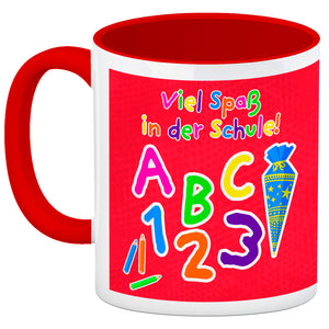 Viel Spaß in der Schule Kaffeebecher für die Einschulung