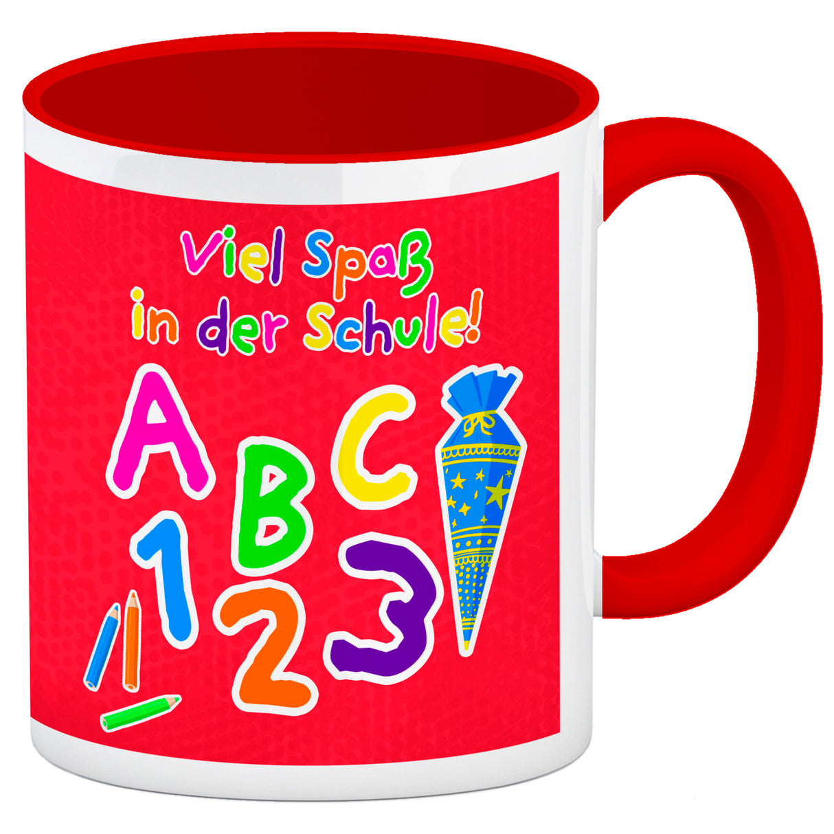 Viel Spaß in der Schule Kaffeebecher für die Einschulung