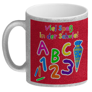 Viel Spaß in der Schule Kaffeebecher für die Einschulung